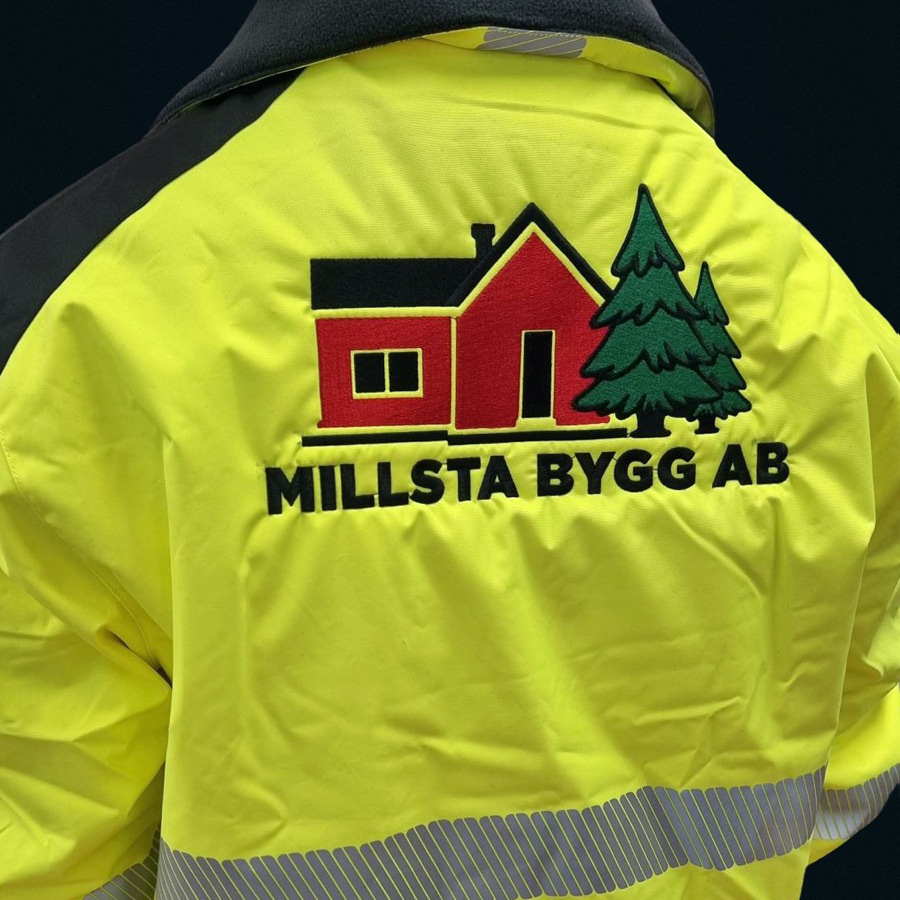 Arbetskläder med företagslogotyp