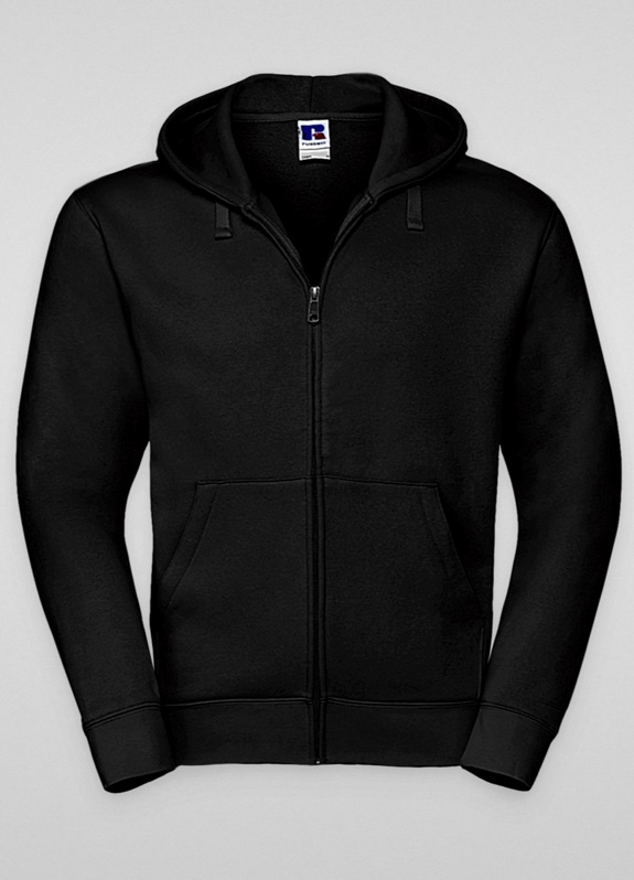 Hoodie Zip Unisex i svart